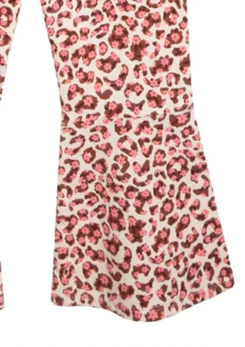 Toddler Girls 2 Piece Animal Print Set