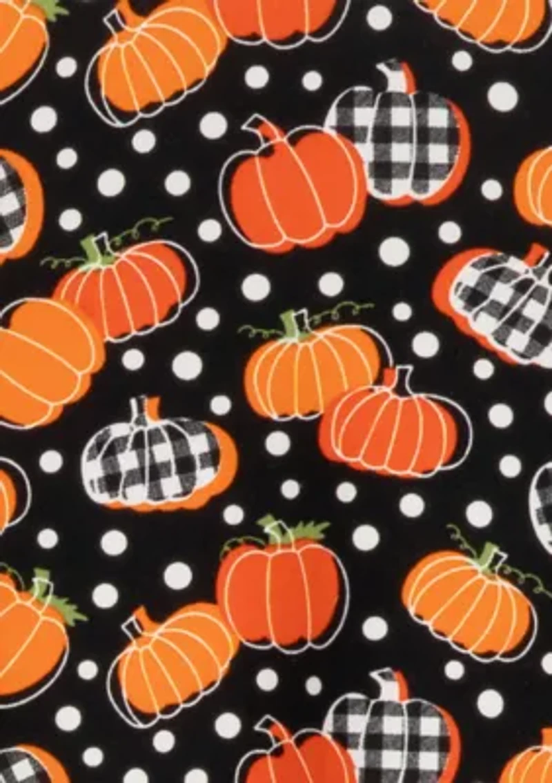 Toddler Girls Halloween Themed Dress Set with Hair Ties