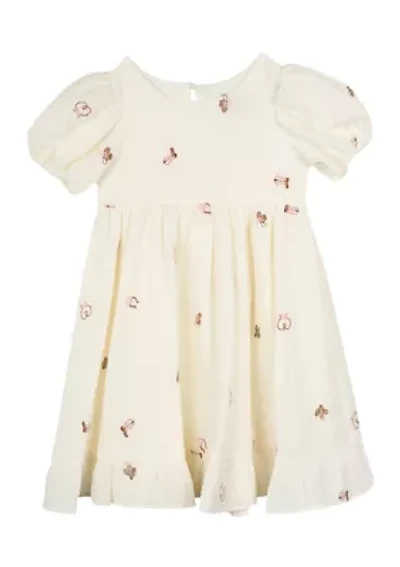 Toddler Girls Western Theme Gauze Dress