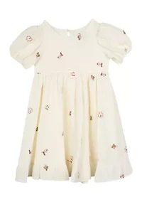 Toddler Girls Western Theme Gauze Dress