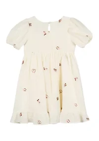Toddler Girls Western Theme Gauze Dress