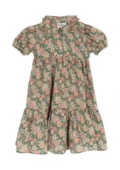 Toddler Girls Floral Printed Dress
