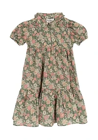 Toddler Girls Floral Printed Dress
