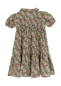Toddler Girls Floral Printed Dress