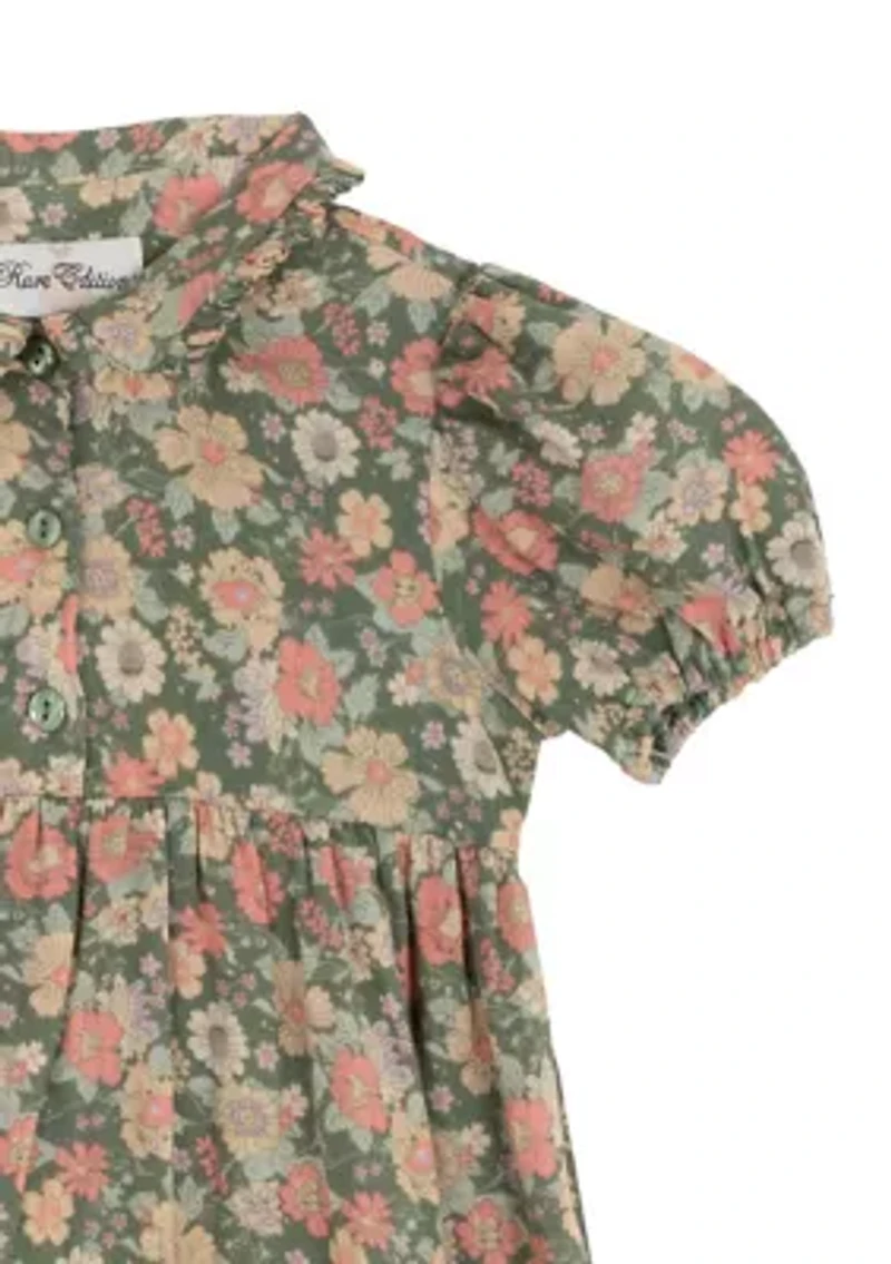 Toddler Girls Floral Printed Dress