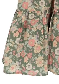 Toddler Girls Floral Printed Dress