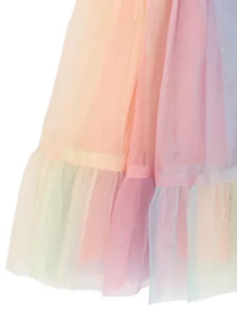 Toddler Girls Bow Tulle Dress