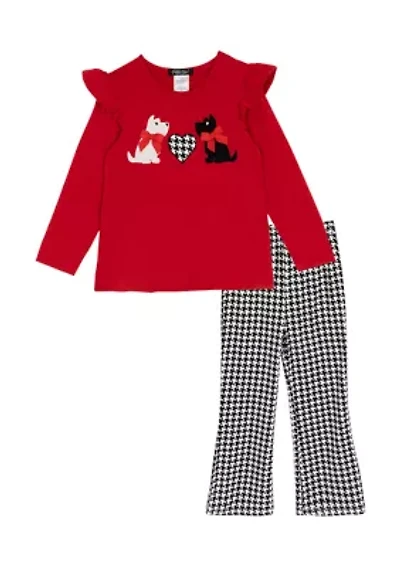 Toddler Girls Scottie Dog Set