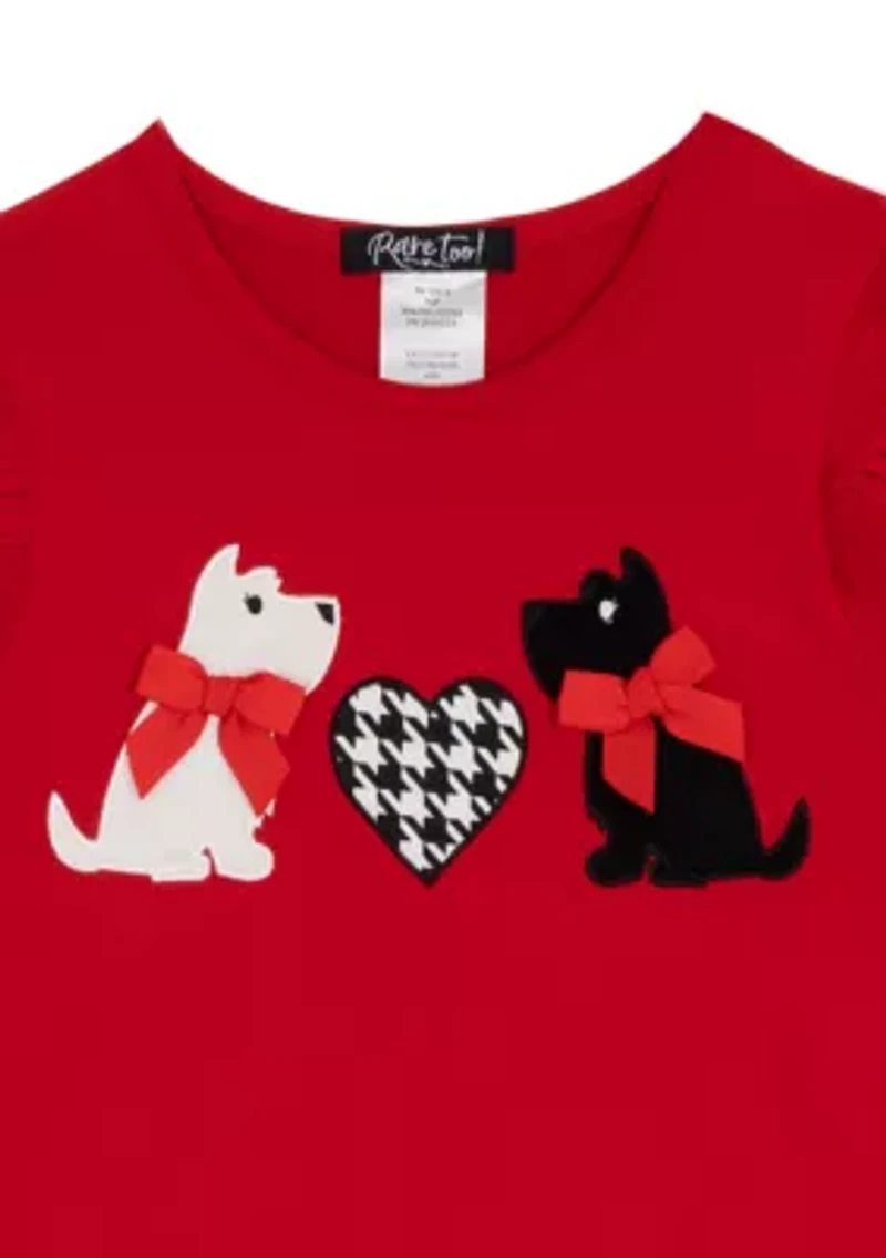 Toddler Girls Scottie Dog Set