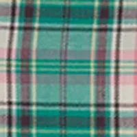 Toddler Girls Long Sleeve Woven Plaid Ruffle Jumper