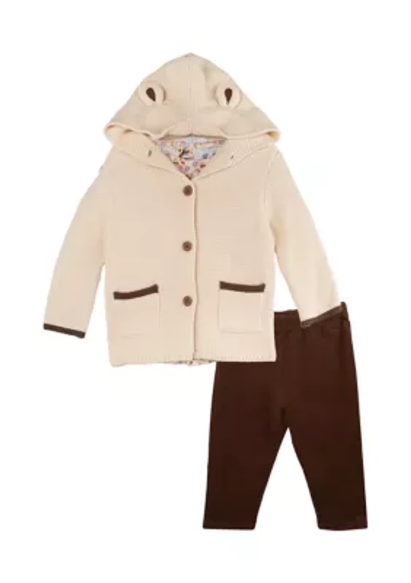 Baby Girls 3 Piece Cardigan Set