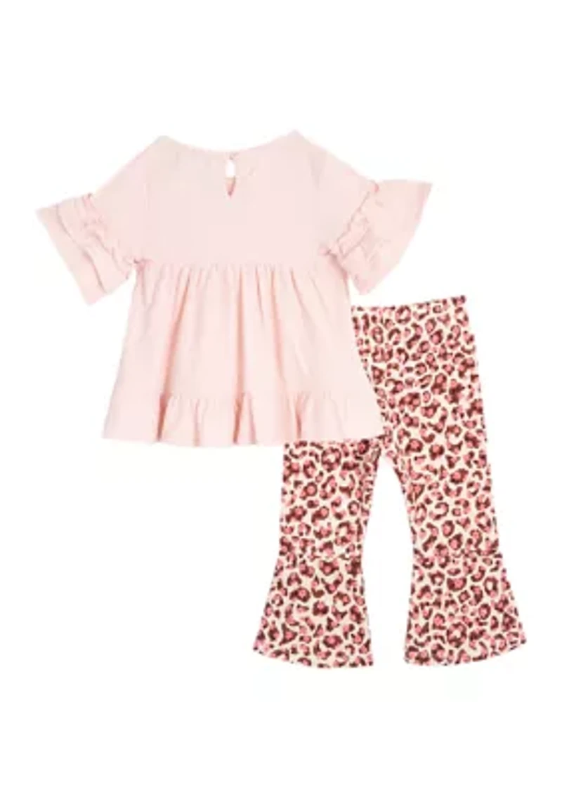 Baby Girls Animal Printed Set with Headband