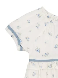 Baby Girls Woven Floral Printed Top and Pants Set