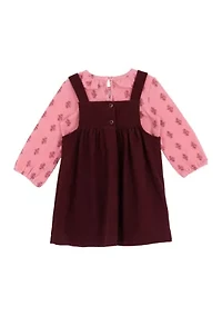 Baby Girls Horse Jumper Dress Set