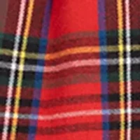 Baby Girls Short Sleeve Plaid Smocked Dress and Bloomer Set