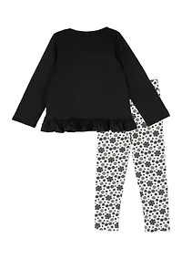 Toddler Girls Magic Graphic T-Shirt and Printed Leggings Set