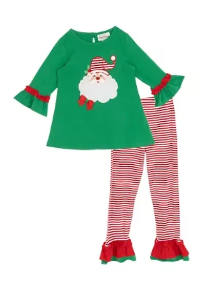 Toddler Girls Santa Set