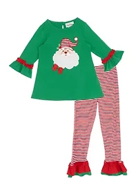 Toddler Girls Santa Set