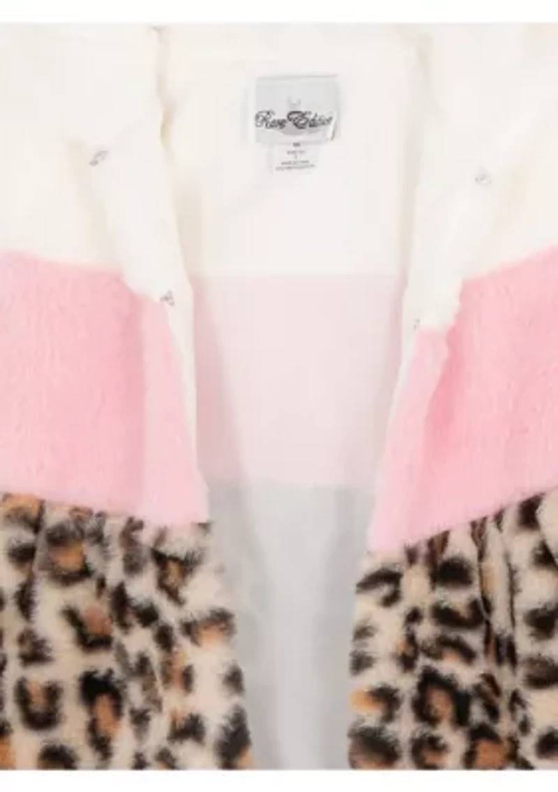 Toddler Girls Fur Vest Set