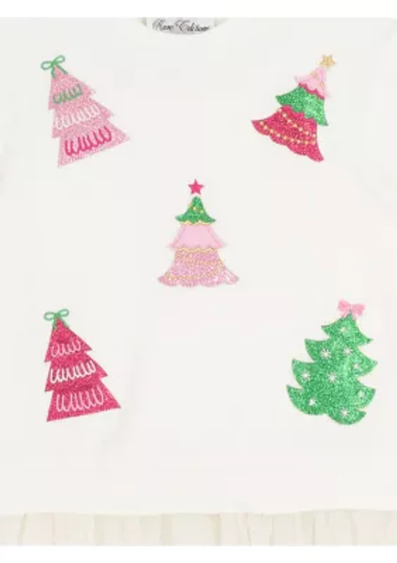 Toddler Girls Multi Tree Pullover and Legging Set