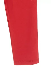 Toddler Girls 2-Piece Mock Plaid Tank over Long Sleeve Shirt and Legging Set