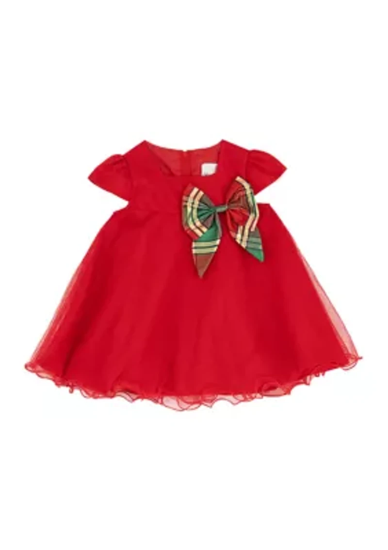 Toddler Girls Cap Sleeve Mesh Float Bodice Dress