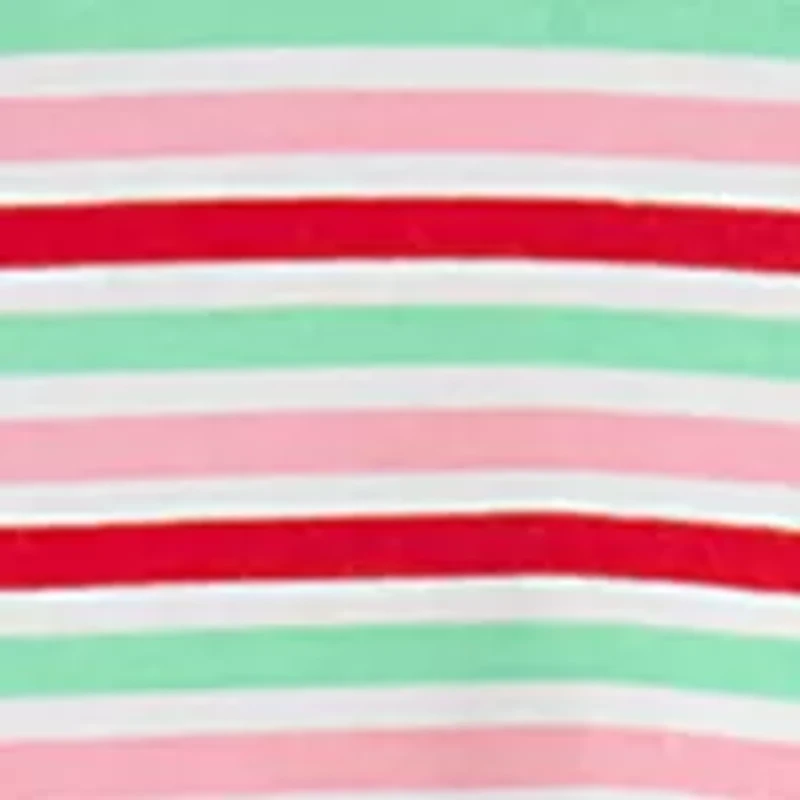 Baby Girls Stripe Christmas Top and Leggings Set