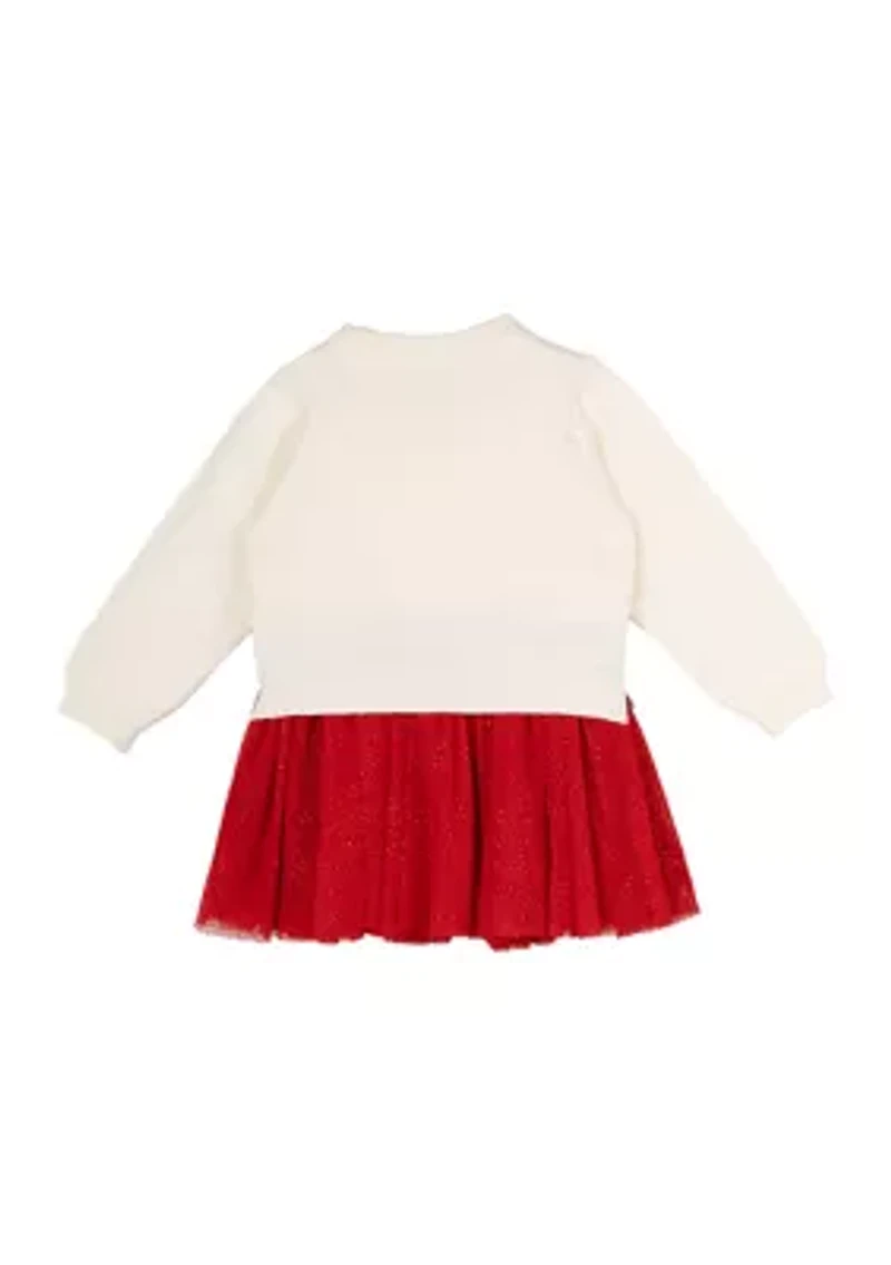 Baby Girls Christmas Sweater Dress