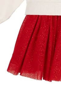 Baby Girls Christmas Sweater Dress