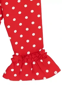 Baby Girls Reindeer Striped Set