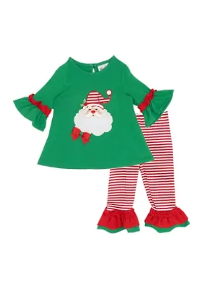 Baby  Girls Santa Set