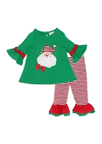 Baby  Girls Santa Set