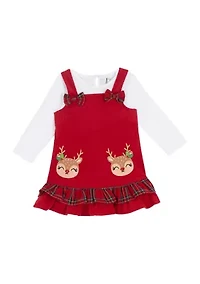 Baby Girl Reindeer Jumper