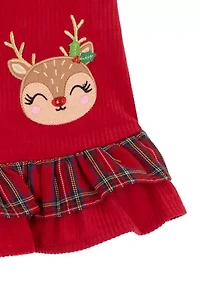 Baby Girl Reindeer Jumper