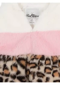 Baby  Girls Fur Vest Set