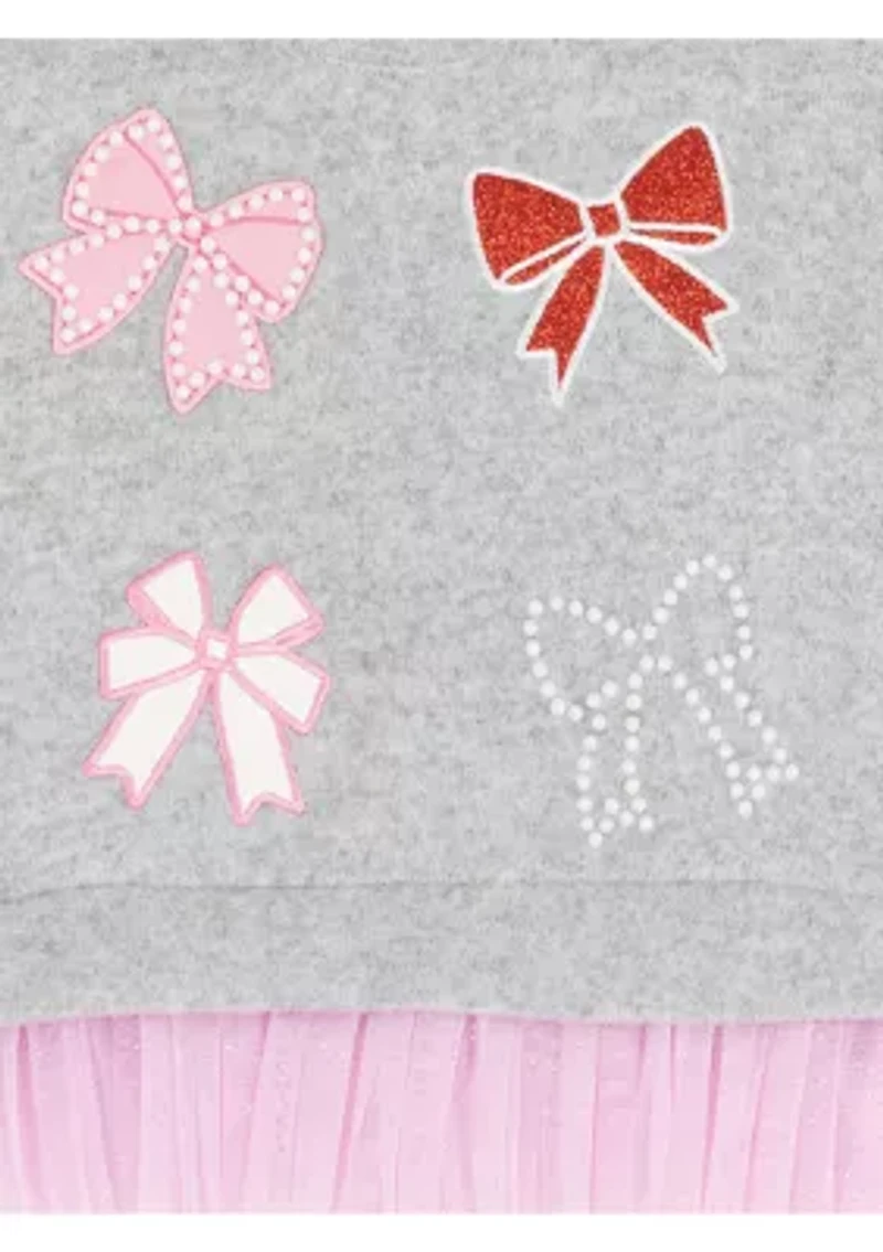 Baby Girls Long Sleeve Bow Set