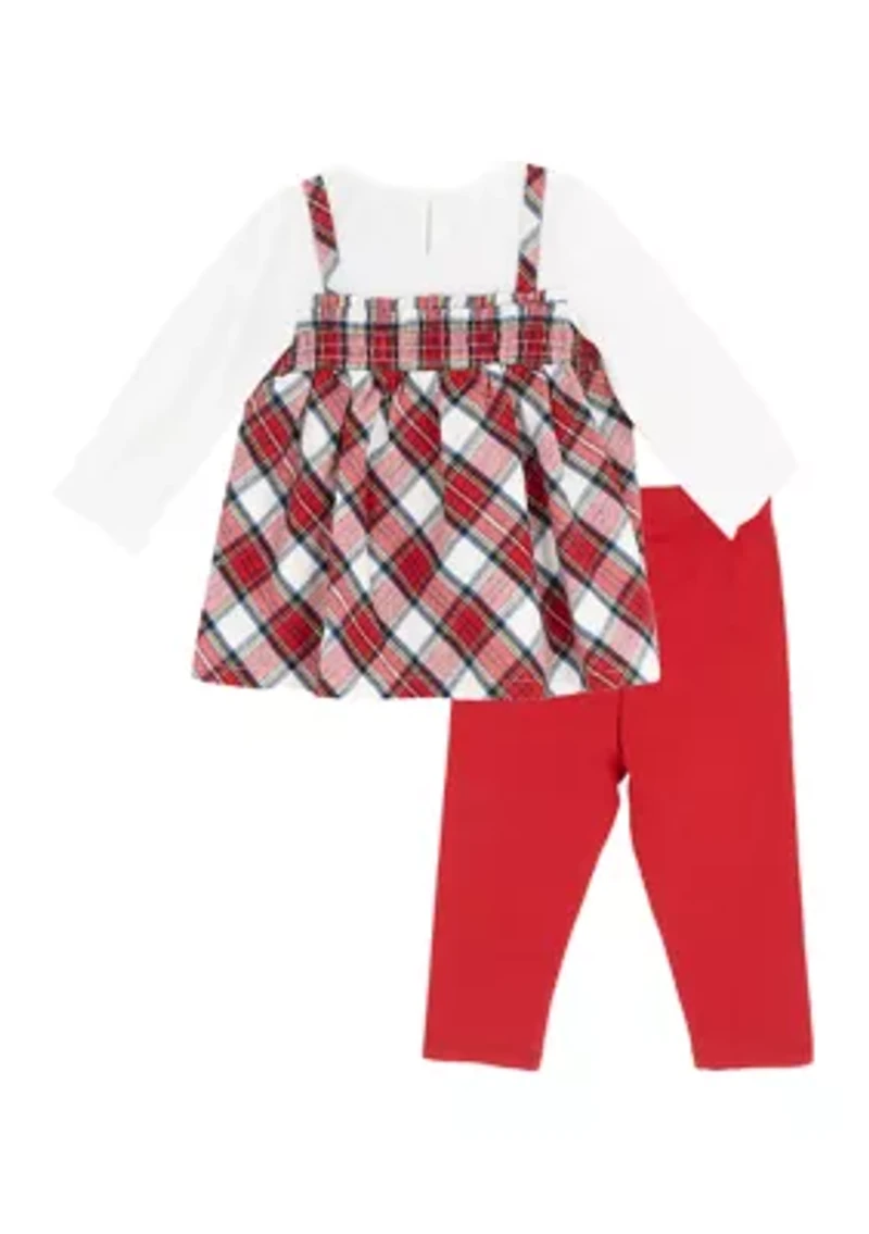 Baby Girls Mock Jumper Set