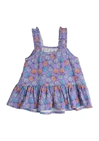 Toddler Girls Sleeveless Printed Top