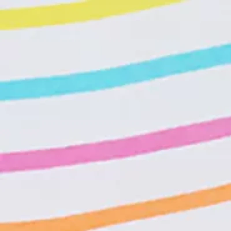 Toddler Girls Stripe Knit Ruffle Shorts