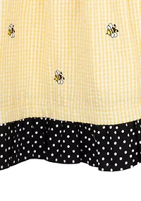 Toddler Girls Bee Chiffon Seersucker Dress
