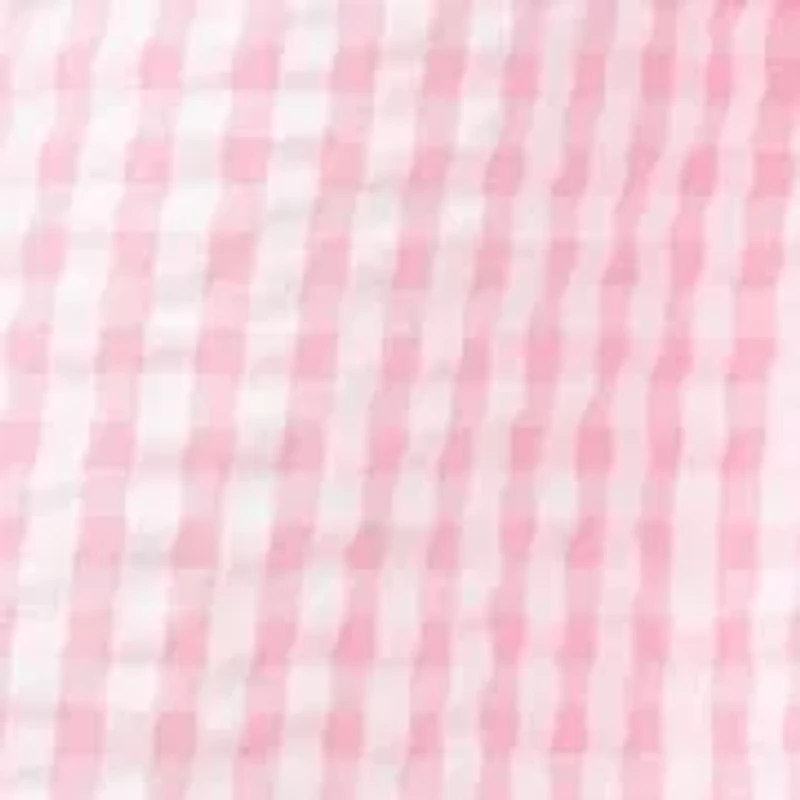 Toddler Girls Sleeveless Strawberry  Seersucker Sundress