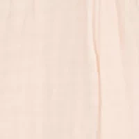 Pink Gauze Cherry Embroidered Smocked Dress