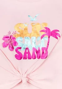 Toddler Girls Graphic T-Shirt and Shorts Set