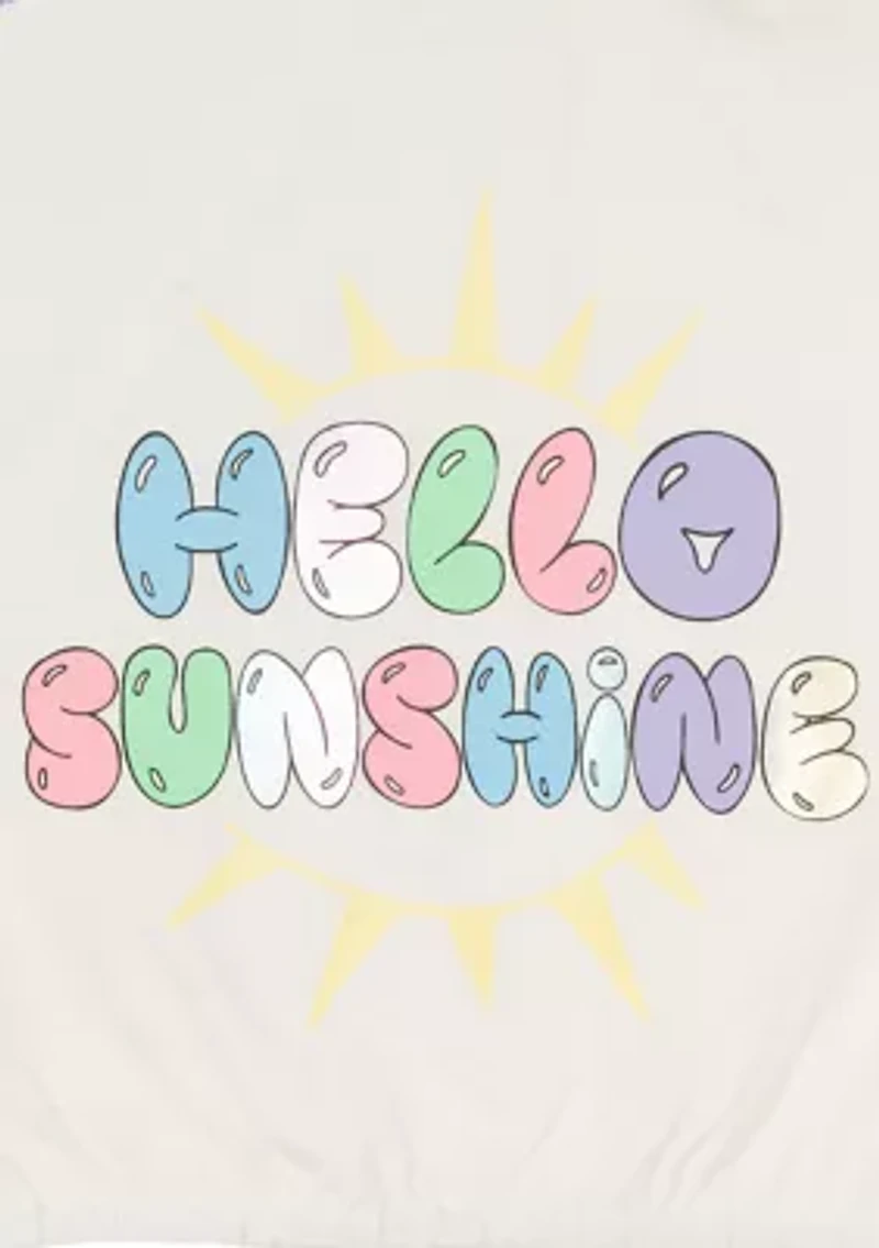 Toddler Girls Hello Sunshine Graphic Top and Skort Set