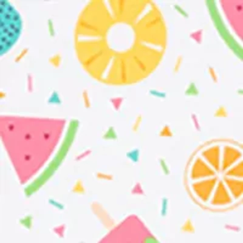 Toddler Girls Fruit Print Knit Dress