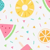 Toddler Girls Fruit Print Knit Dress