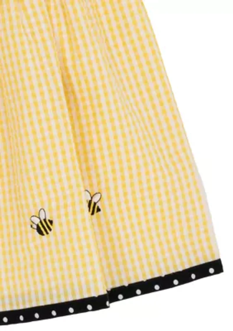 Toddler Girls Bee Seersucker Dress
