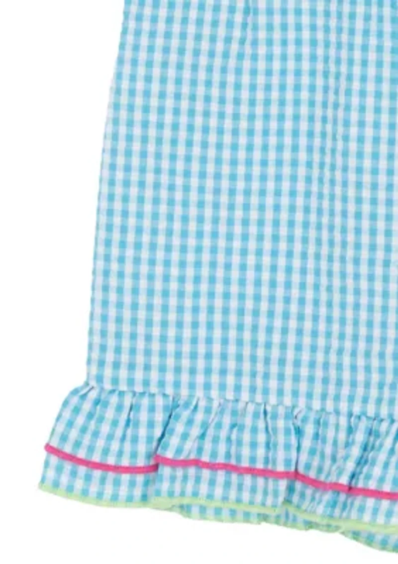 Toddler Girls Flamingo Seer Short Set