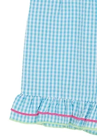 Toddler Girls Flamingo Seer Short Set