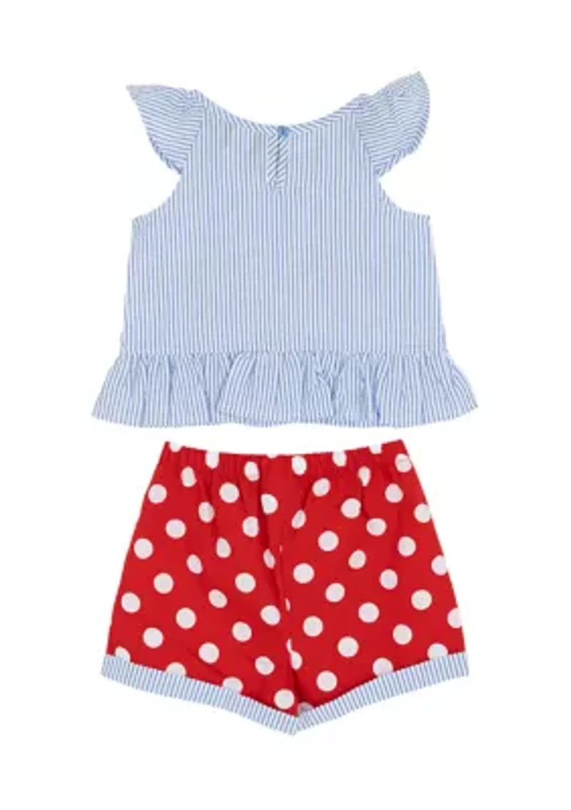 Toddler Girls Cheery Shorts Set